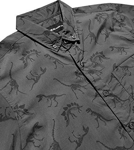 Image of Molokai Surf Button Down Slim Fit Hawaiian Short Sleeve Shirts
