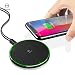 Mcdodo LED Wireless Fast Charger Charging 10W Pad for iPhone X, 8 / 8 Plus, Nexus 5 / 6 / 7, and Other Devices, Provides Fast-Charging for Galaxy S8/ S8+/ S7 / S7 edge / S6 edge+, and Note 5 (Black)