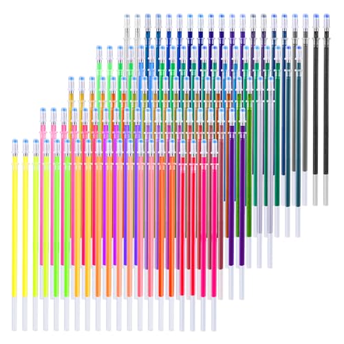 Andibro Recambios de bolígrafo de gel colorido