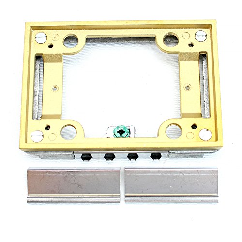 Thomas & Betts 641 P TACB Brass Tile Activation Kit, One Gang, 1-Gang, For use With Floor Boxes