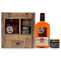 18.21 Man Made Set - Sweet Tobacco for Men - 2 Pc 18oz 3-In-1 Shampoo, Conditioner and Body Wash, 2oz Paste