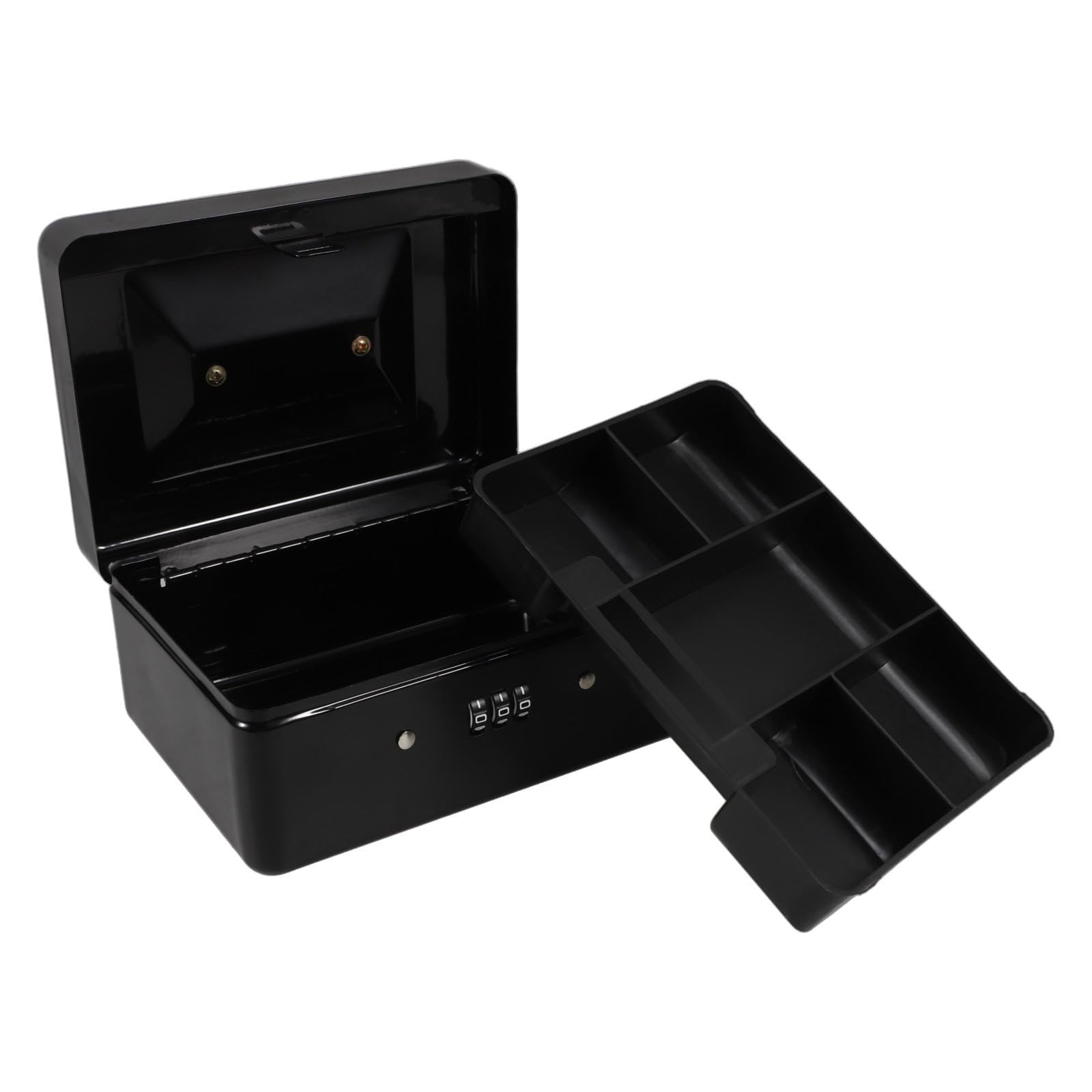 Boîte de rangement à code en acier laminé à froid avec plateau amovible - 8