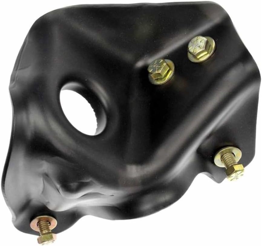 KarParts360 For Ford Bronco/F-150 1990 Suspension Radius Arm Bracket | Steel Material | Black | Round Shape | 4.2 Millimeters Thickness | Replacement For E1TZ3B095A