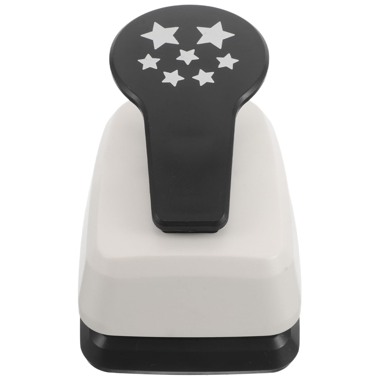 Perforadora de papel con forma de estrella Veemoon pequeña de plástico resistente color claro 8