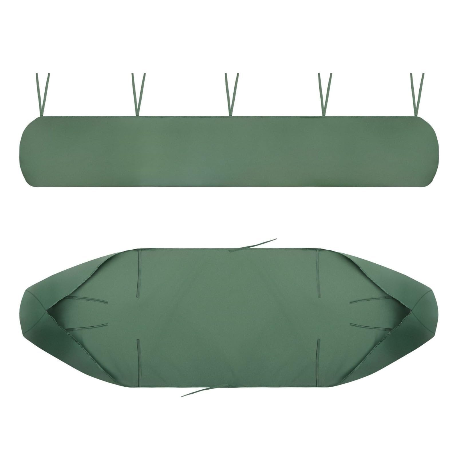 Waterproof Awning Storage Cover - 420D Oxford Cloth Protective Rain and Snow Cover for Retractable Awnings (3.5m / 11.48ft,Green)