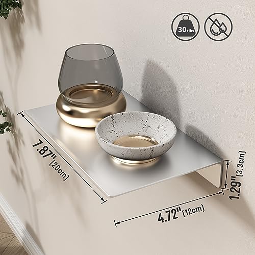 Étagère flottante adhésive pour optimiser les petits espaces sans trouer le mur - 4