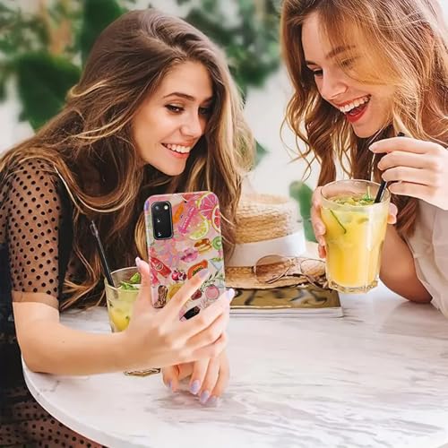 Coque Samsung S20 FE 5G rigide silicone souple fleur de citron - 7