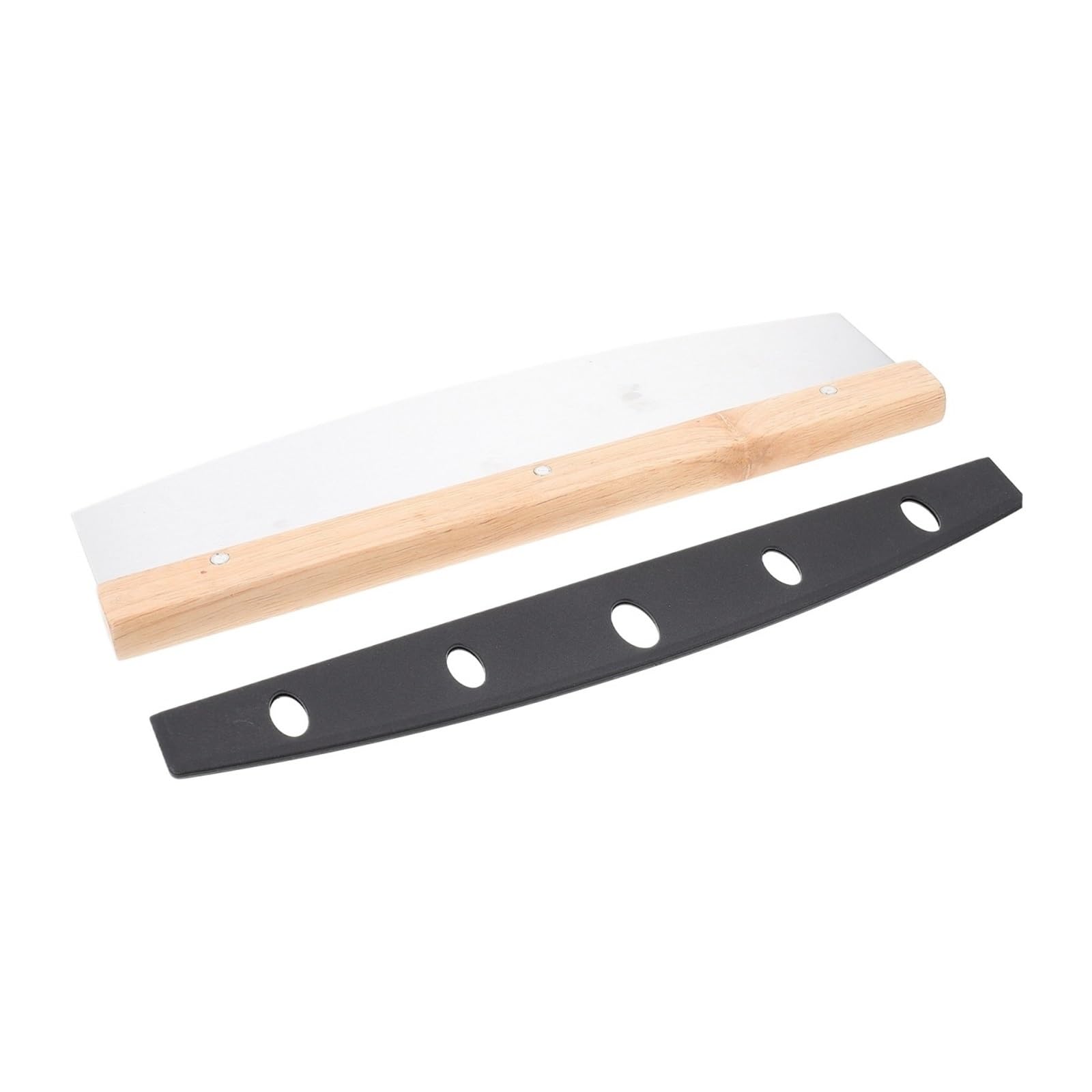 Pizzaschneider mit Holzgriff, Edelstahl, scharfes Schneidwerkzeug for Zuhause, Restaurant, Küche, Back-Gadget