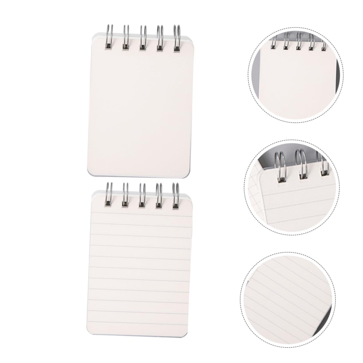 Artibetter 5 Ensembles Mini Ordinateur Portable Portable École Gouverné Cahiers Mignons Plaine Joli Cahier Cahiers À Spirale Cahiers Et Journaux Mini Cahier Doublé Blanche Le Fer 4 Pièces * 5