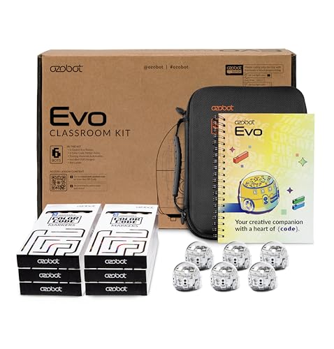 Image of Ozobot Evo 6 Bot Classroom Kit | Ages 5-11 | STEM Coding for Schools