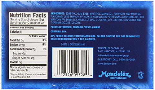 Dentyne Ice Peppermint, 16 Count (Pack of 9) image 4