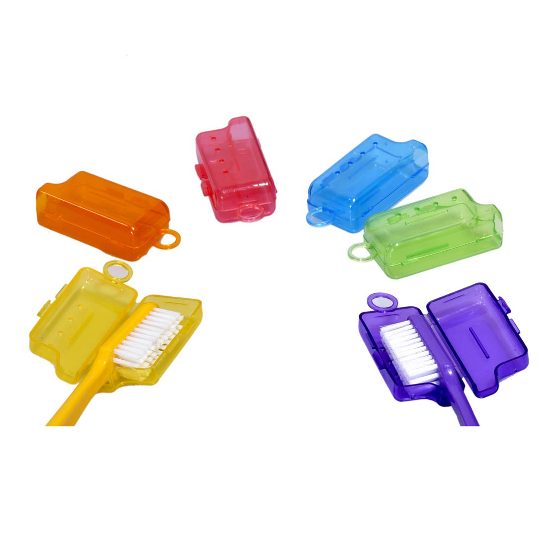 Dr. Flex Anti Bacterial Hygiene Caps For Toothbrush Pack Of 6|Head Cove|Protects Toothbrush Bristles From Germs & Bacteria|Gentle Oral Care For Home|Travel|Multicolour|Made In India|Manual|Adults 5 513IL5sVTFL. SL1100