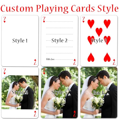 Naipes personalizados para boda con foto miniatura 3