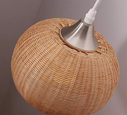 Preisvergleich Produktbild Bambus Display Handgefertigt, Persönlichkeit Bambus Kronleuchter Handgefertigt Diy Retro Pastoral Gewebt Rattan Decke Pendelleuchte Restaurant Esszimmer Pendelleuchte Minimalistischer Stil