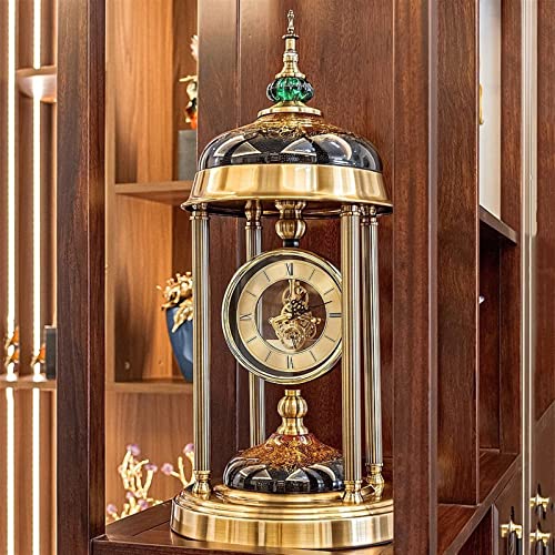 Reloj silencioso de mesa de lujo para decorar despachos sin molestos ruidos 5