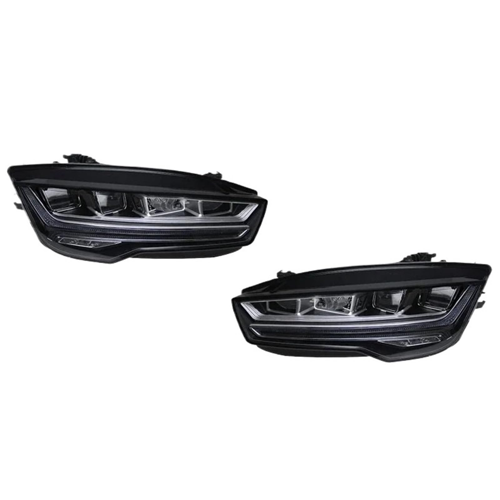 Head Lamp Reflektory samochodowe pasujące do Audi A7 Reflektory LED 2011-2018 Lampa czołowa LED Stylizacja samochodu DRL Sygnał Projektor(For 2015-2018)