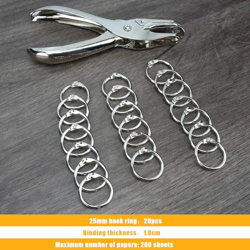 NIUQIGE Lochzange für Papier, 2 Stück mit Lochdurchmesser von 3mm und 6mm. Einzelne Lochstanzer für Prüfplaketten, Eintrittskarten, Scrapbooking, Grußkarten, Visitenkarten, Metalllocher, Papierstanzer