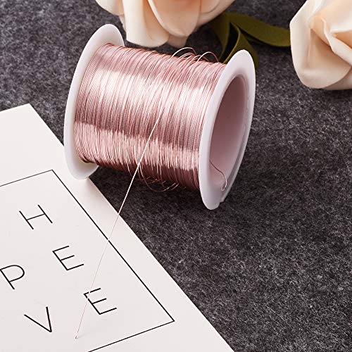 image for PH PandaHall Pandahall 236 Feet Tarnish Resistant Copper Wire 28 Gauge