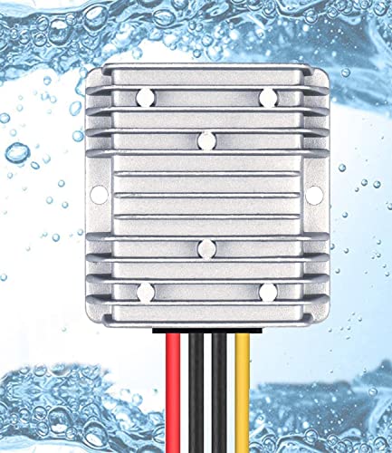 Image of DC 12V Step Up to 24V Boost Converter 5A 120W DC Voltage Regulator Power Converter Adapter Waterproof Module Transformer for Golf Cart Club Car LED Light