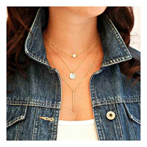 LittleB Exaggeration Necklace Multilayer Alloy choker for women and girls.