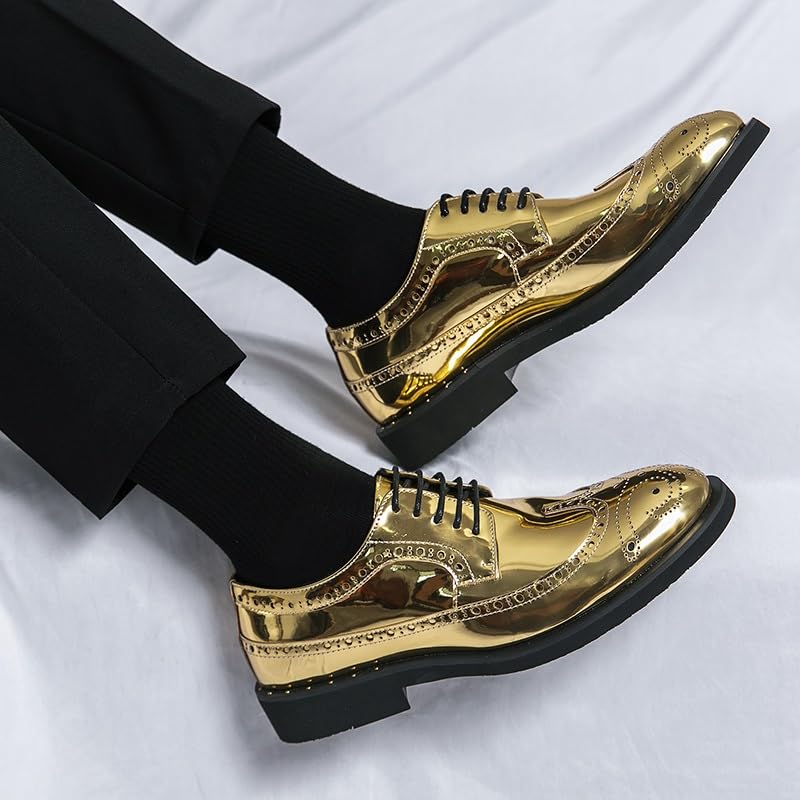 Amazon.com: JIADELI Dress Oxford for Men Lace Up Brogue 