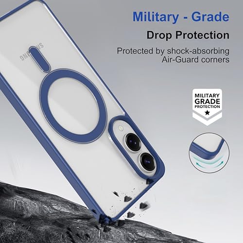 Image of Zapcase Back Case Cover for Samsung Galaxy S25 Edge | Compatible for Samsung Galaxy S25 Edge Back Cover | Scratch-Resistant | Navy Blue