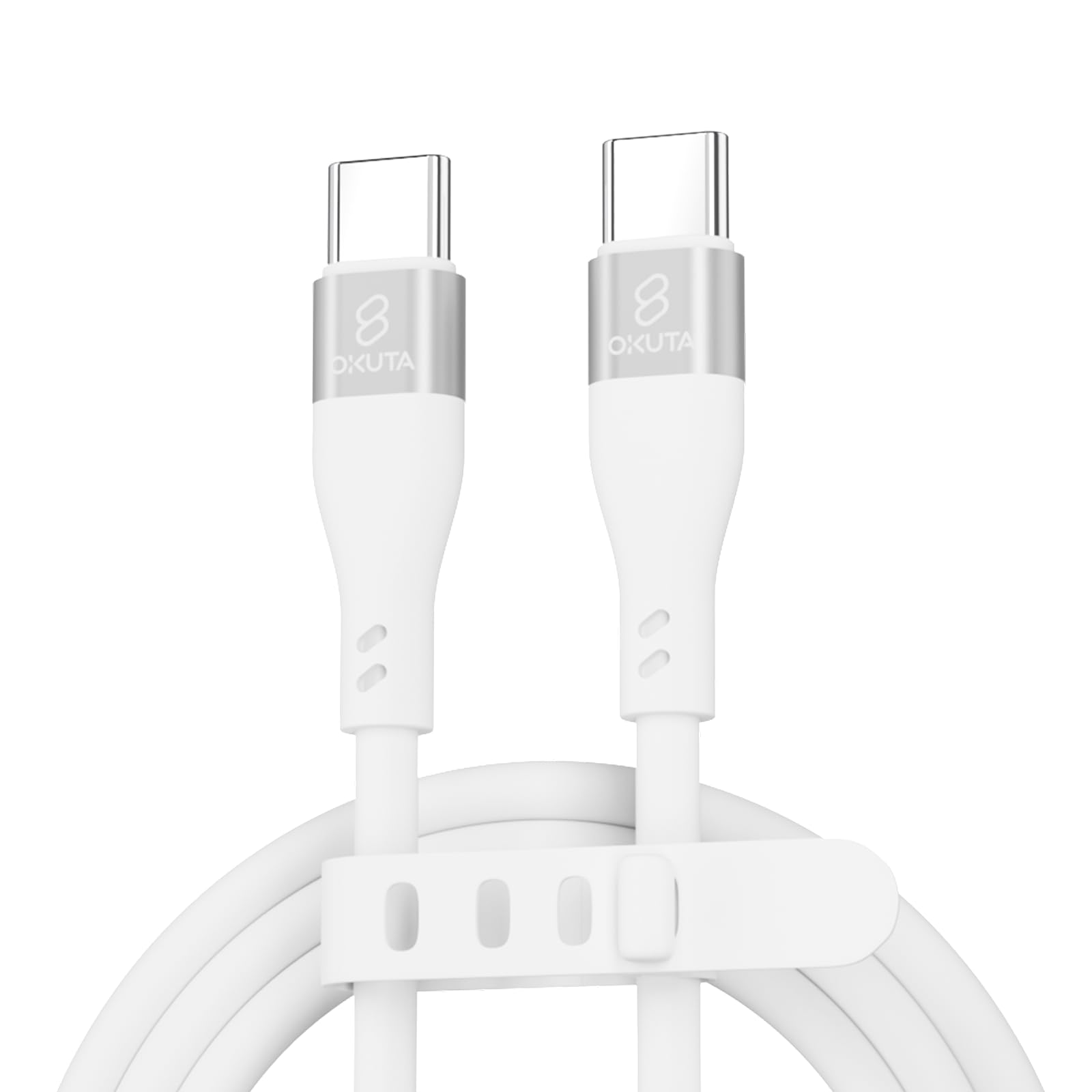 Amazon.co.jp: USB-C & USB-C ケーブル 絡まないケーブル 65W 結束 