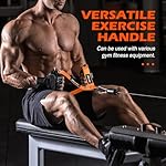 HOXWC Cable Handles Gym Equipment, Heavy Duty Resistance Band Handles, Replacement Exercise Handles for Cable Machine, Pulley System, Strength Trainer, Pull Down Workout, Home Gym Cable Attachments - Image 4