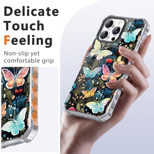 Coque ondulée iPhone 16 Pro Max bouclée transparente avec aimant MagSafe - 3