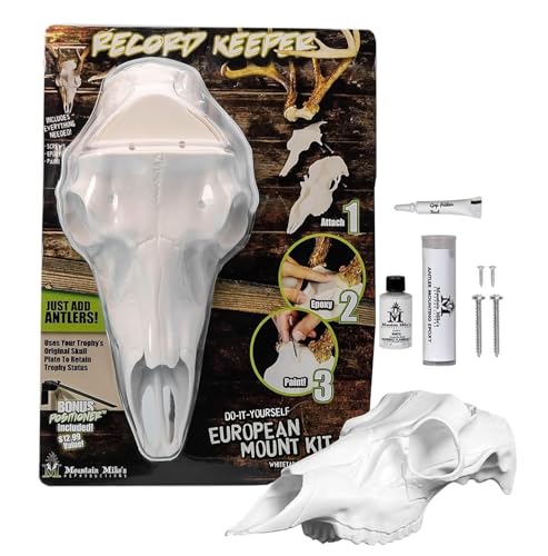 Mountain Mike's Reproductions Record Keeper Antler Mounting Kit | Skull Cap European Antler Mount