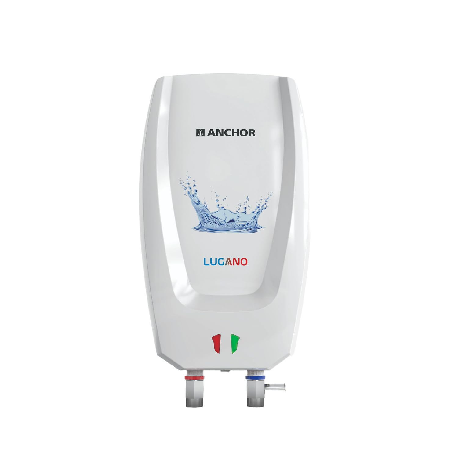 ANCHOR By Panasonic Lugano 3L Geyser,Instant Wall Mount Water Heater With Advance 4 Level Safety,Instant Geyser(1 Pcs)