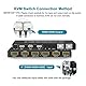 Dual Monitor KVM Switch 4K@60Hz 2 Port Extended Display, Dual Monitor KVM Switch 2 in 2 Out mit Audio Mikrofon Ausgang und 3 USB 2.0 Hub, 2 HDMI Monitore 2 Computer Dual Monitor Switch