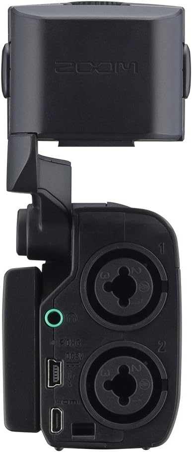 Zoom Q8 Handy Video Recorder, 3M High Definition Video, Stereo Microphones Plus Two XLR/TRS Combo Inputs, Four Tracks of Audio Recording, for Recording, Music, Video, Youtube Videos, Livestreaming