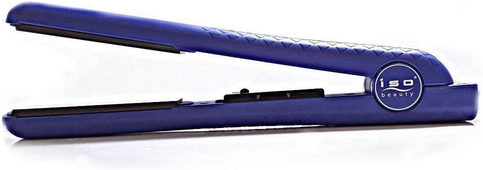 Best Iso Beauty Super Spectrum Collaction 100% Solid Ceramic Blue Hair Straightener