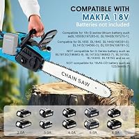 Akku-Kettensäge, 18 Zoll Elektrisch Kettensägen kompatibel mit Makita 18V – Ansicht 4