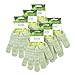 EcoTools Exfoliating Bath Gloves, 6 Count (Colors May Vary)