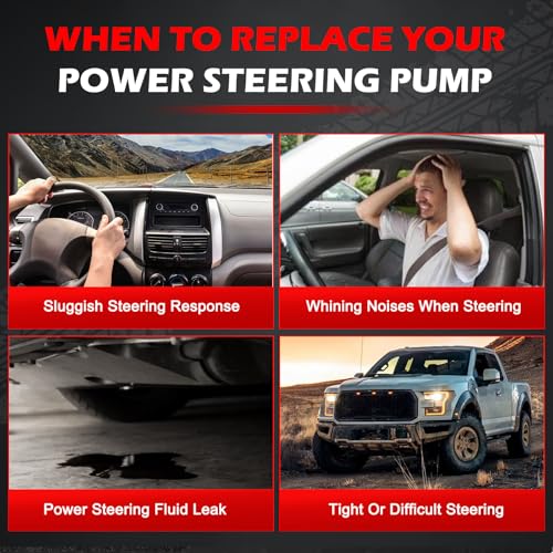 Autodevil 21-358 Power Steering Pump Fit for CX-9 2008-2015 3.7L V6, CX-9 2007 3.5L V6, Power Assist Pump with Pulley Replacement for 990-0704, LF2432650C by Autodevil - Used condition - Image 8