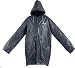 Produktbild PEARL Regenmantel: Extrakompakte Regenjacke mit Tasche, S/M, 100% Eva, schwarz (Regenjacke Kompakt)