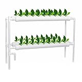 水耕栽培キット 室内水耕栽培 中型 野菜栽培セット すいこう栽培 36穴 イチゴ 栽培キット プランター 簡単なインストール 多用途 野菜の植え付け 家庭菜園 グッズ (ホワイト) [並行輸入品]