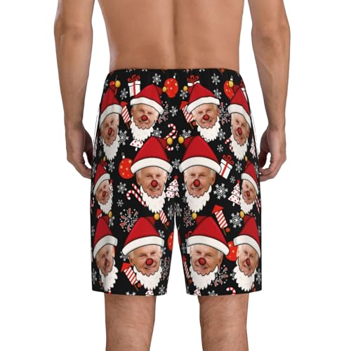 Custom Short Pajamas with Face Personalized Casual Funny Pajama for Men Customize Your Photo Pajamas Short2
