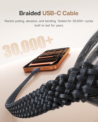 Baseus Retractable USB-C Cable (2.5W Wireless Charger & 100W 5A Fast Charging) - image 8