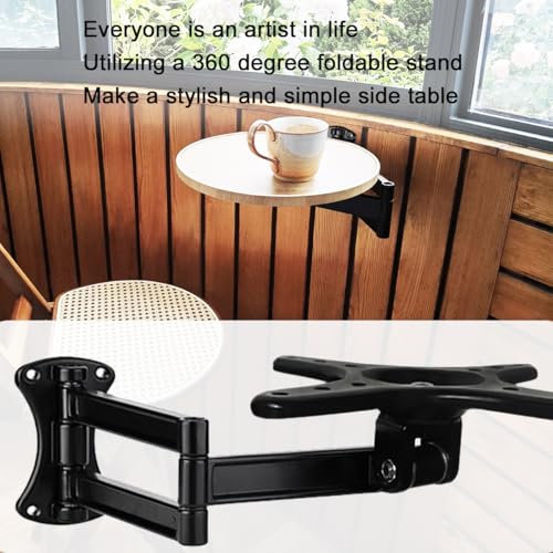 Mini table basse rétractable avec charnières extensibles pour petit salon