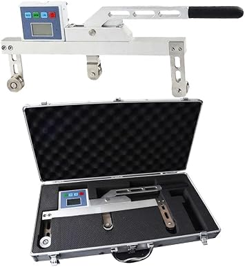 Steel Wire Rope Tensiometer Testing Equipment 5000N High-Speed Rail Compression Textiles Measures Tension Meter With Rope Diameter 6mm 8mm 10mm Store 383 Sets Data Units N Kgf Lbf