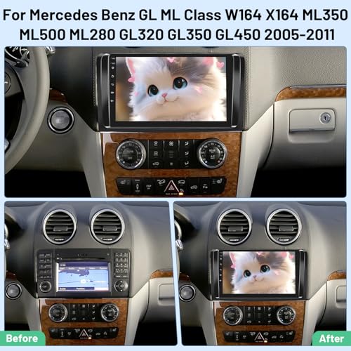 Radio para Mercedes Benz ML y GL Clase con Pantalla Táctil 9 pulgadas miniatura 2