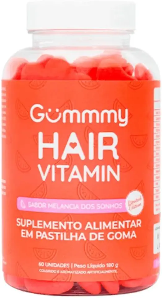 Gummy Hair Vitamin (60 gomas), Melancia
