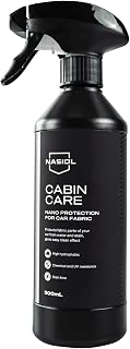 Nasiol Cabincare Nano Protection for Car Fabric, Upholstery Care, Water Repellent Fabric Protector for Car Interiors, Stain Repellent, Interior Care Products 17fl.oz.
