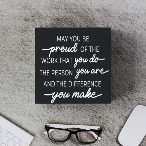 Office-Decor-Wood-Sign-Desk-Decor-Goodbye-Gifts-for-Coworkers-Inspirational-Black-Wooden-Box-Sign-for-Home-Office-Shelf-Cubicle-Counter-Tabletop-Living-Room-Bedroom-Sitter Office Decor Wood Sign Desk Decor Goodbye Gifts for Coworkers Inspirational Black Wooden Box Sign for Home Office Shelf Cubicle Counter Tabletop Living Room Bedroom Sitter