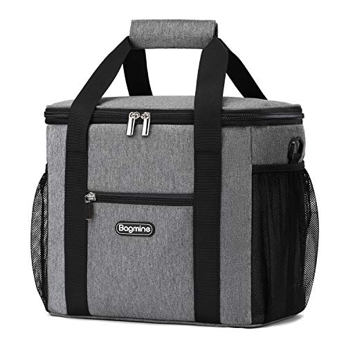 Bagmine 15 Can Cooler Bag Soft Sided, Collapsible Insulated Lunch Cooler Bag