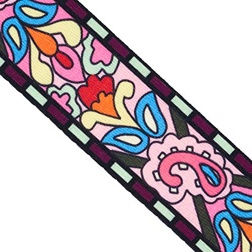 Zooeass Yoga Mat Strap, Adjustable Durable Yoga Mat Carrier & Stretching Strap, 5.9Feet, Multiple Color Choices (Morning Glory,5.9Feet) #TOP1