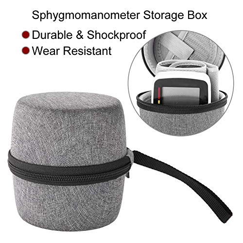 Caixa de armazenamento de esfigmomanômetro, estojo de armazenamento de esfigmomanômetro, braço de ar